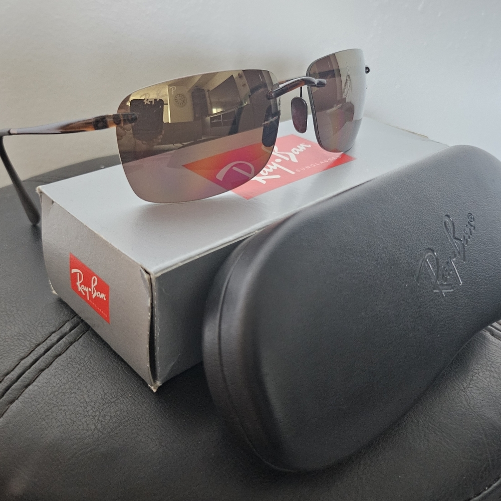 Ray Ban unisex Authentic polarized sunglasses - Picture 5 of 5